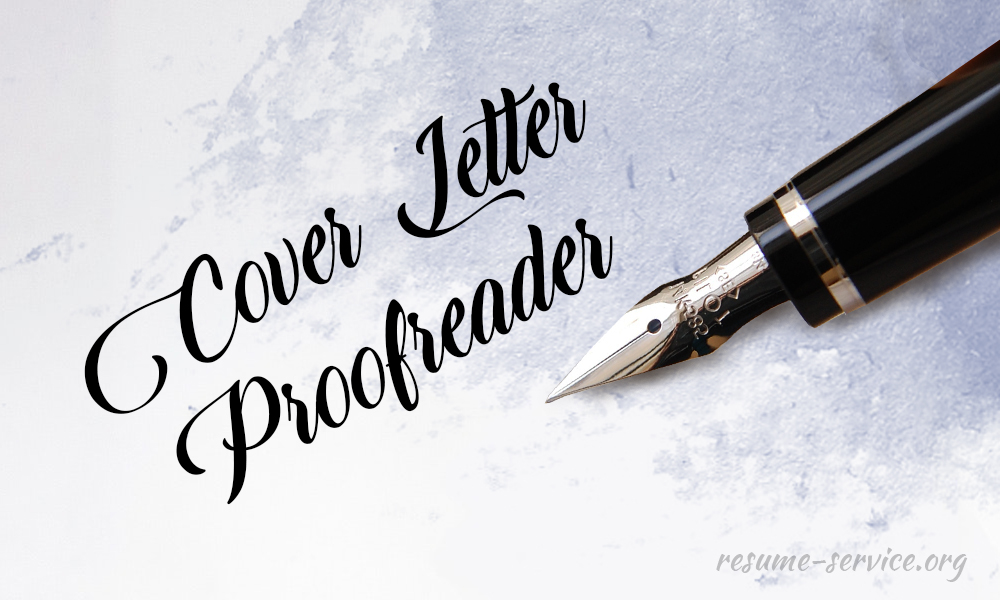 Cover Letter Proofreader